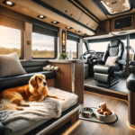 Traveling with pets in a luxury motorcoach